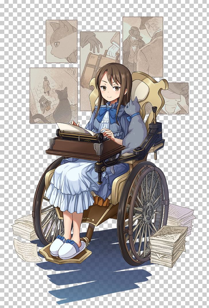girl wheelchair Anime in a