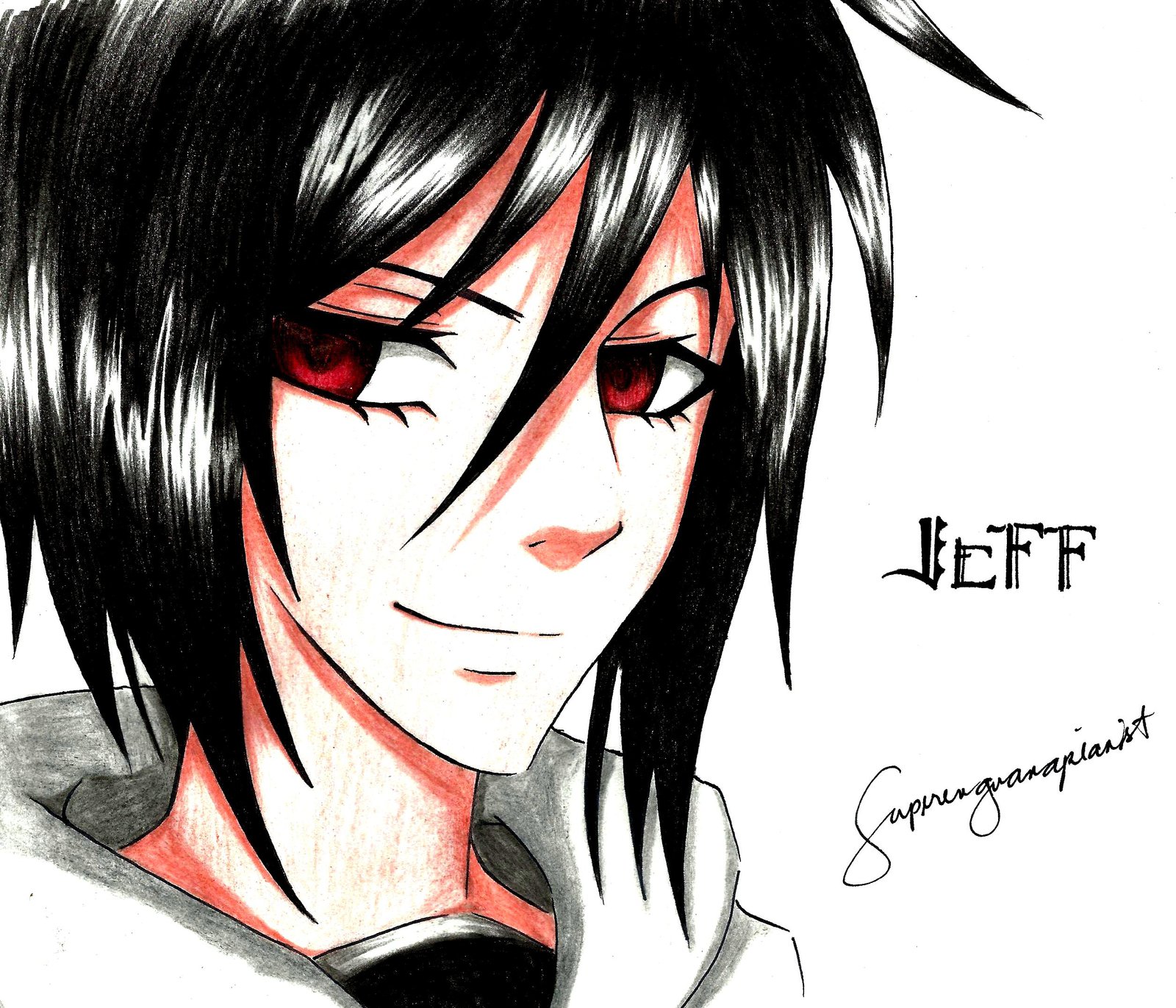 the cute Jeff anime killer