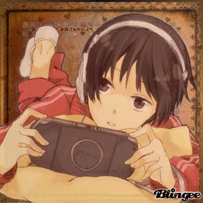 games playing Anime gif video girl