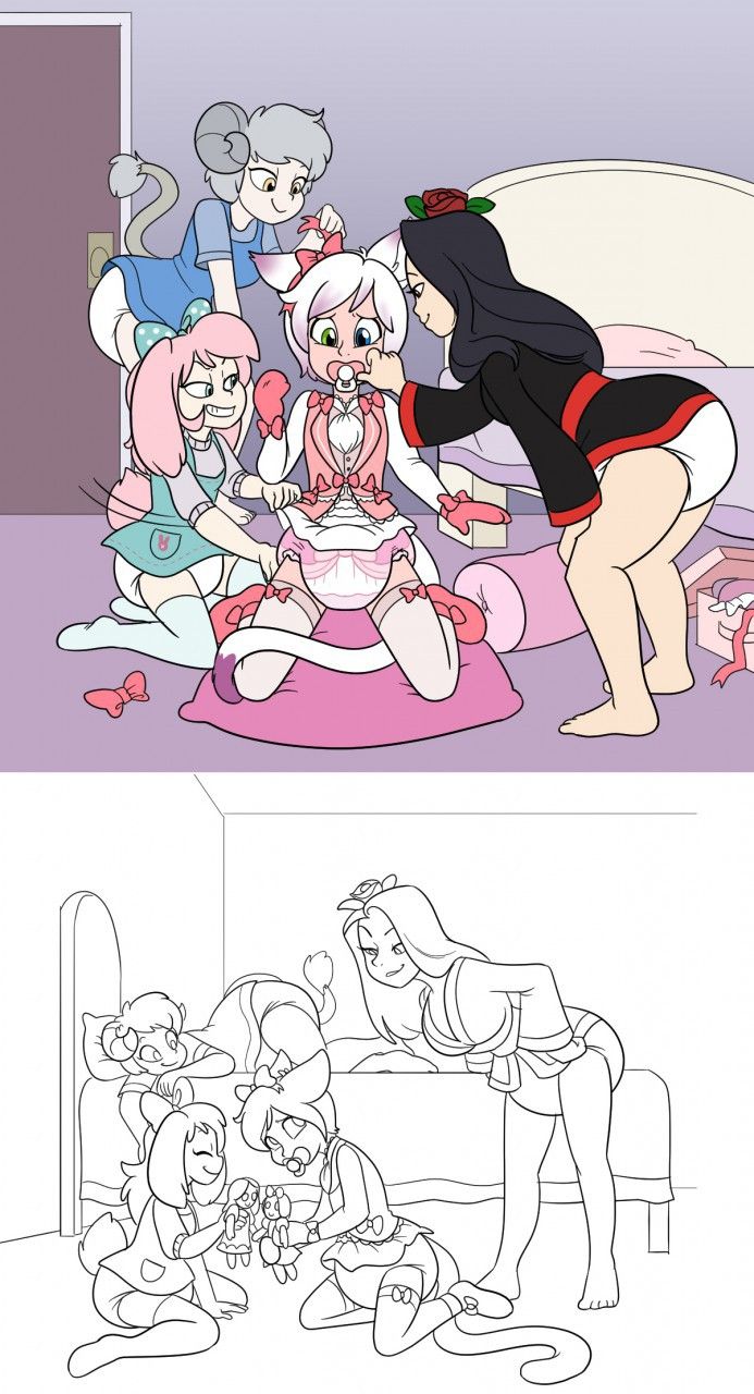 girl diaper baby anime Adult