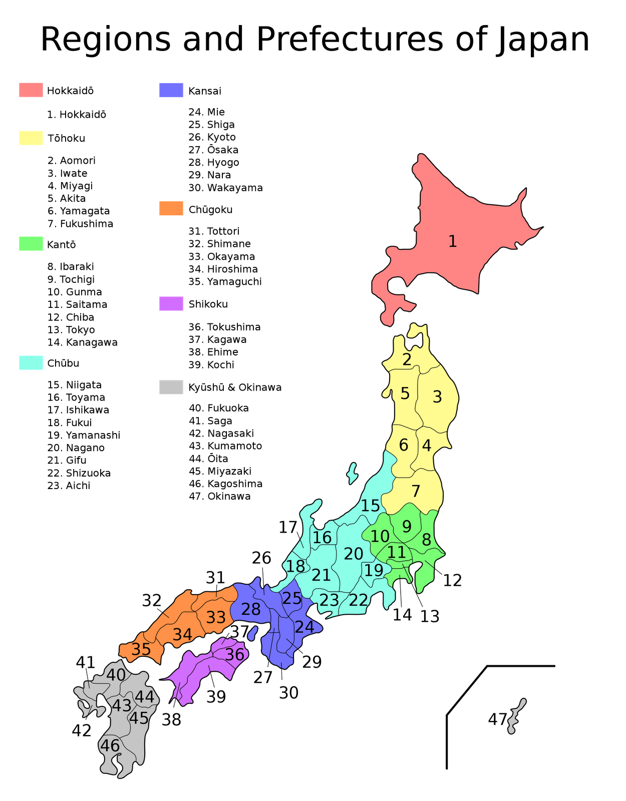 japan All prefectures in
