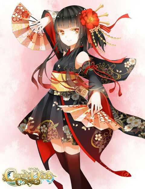 girl kimono Anime in