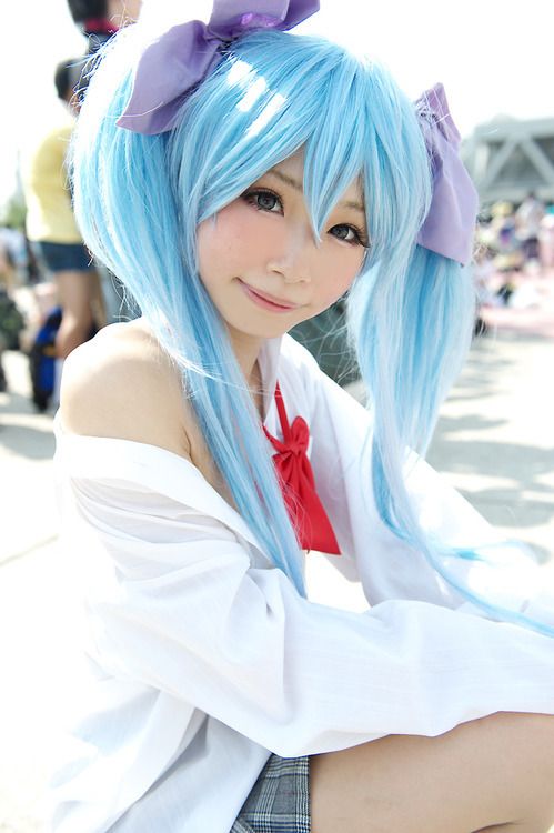 Cute anime girl cosplay