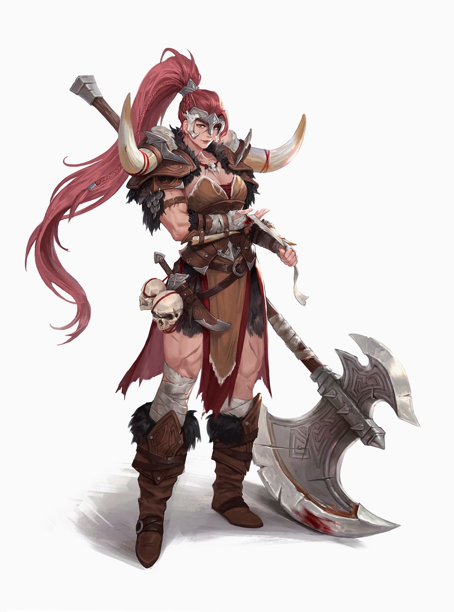 barbarian Anime female