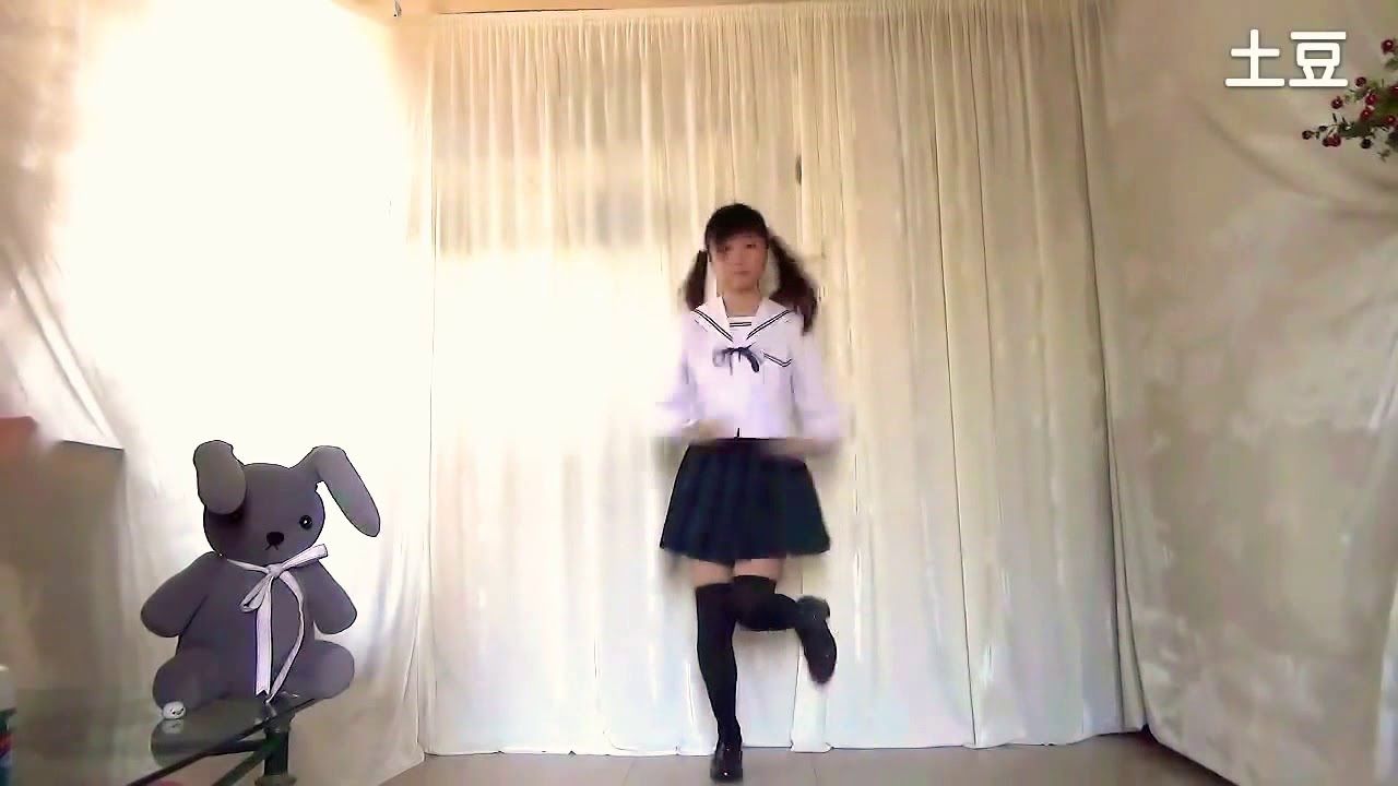 dancing Cute asian girl