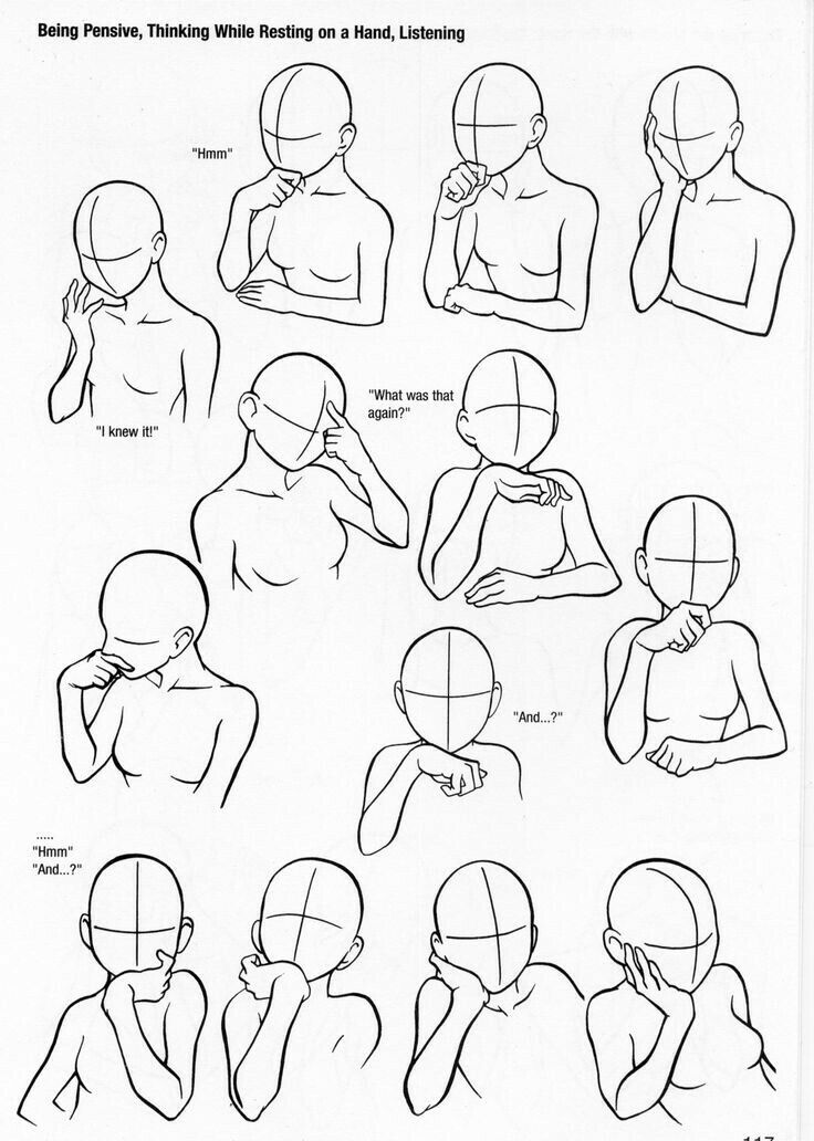 positions Anime face