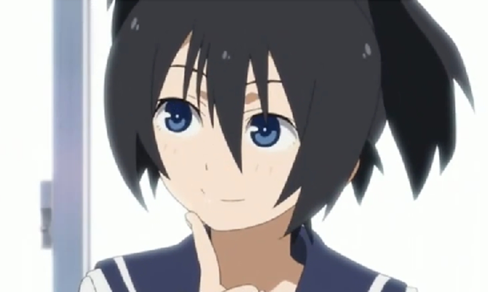 anime character haired Black