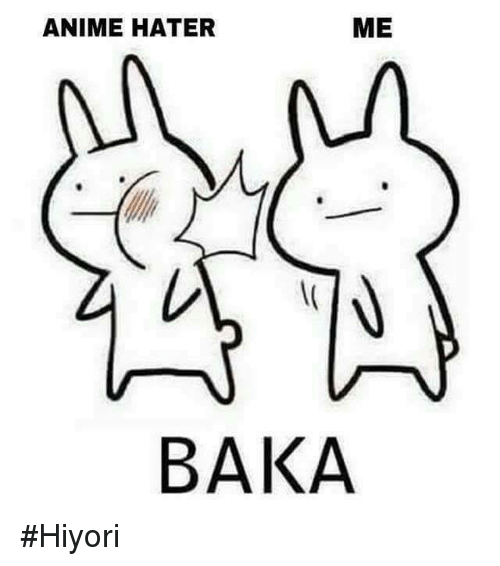 in What does baka anime mean