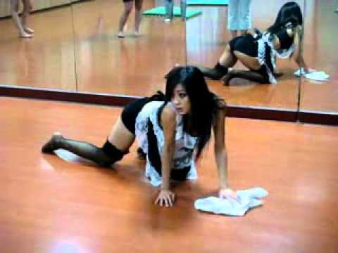 dancing Chinese funny girl