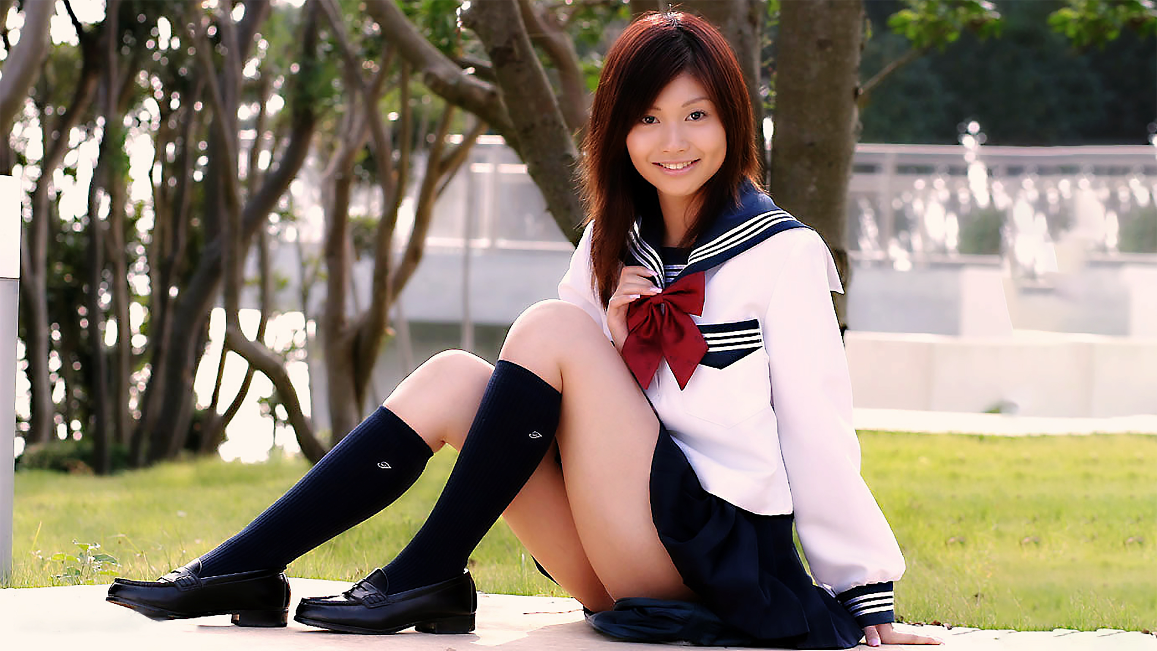 closeup otngagged uniform Asian