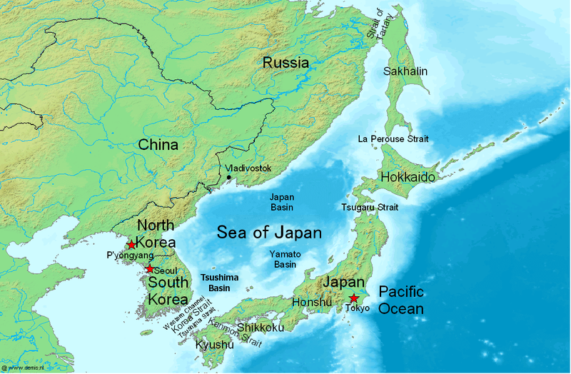japan Sea and sea