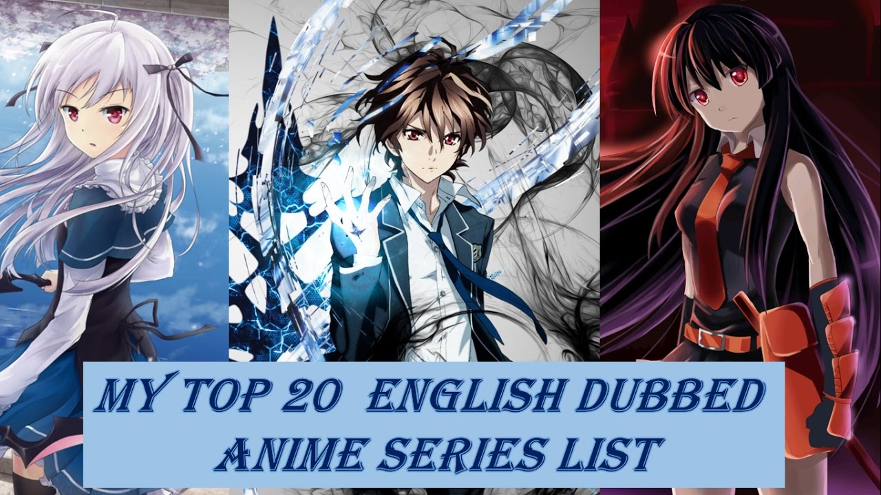 Anime shows english dubbed