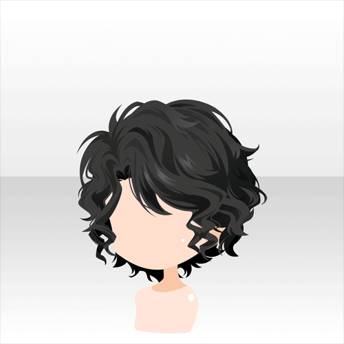 hair curly boy Anime with