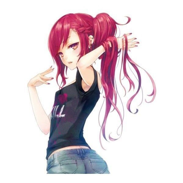 red hair character Anime