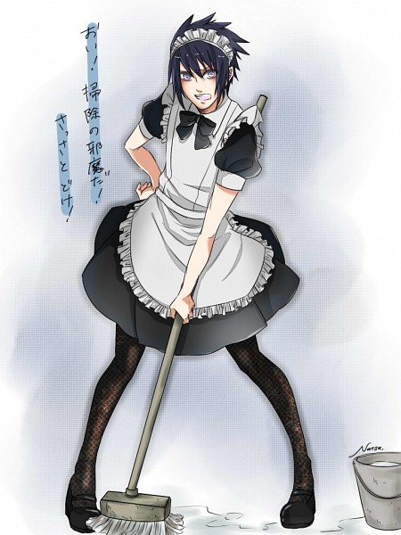 Anime guy in maid outfit