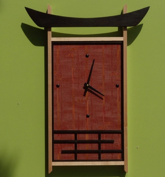 wall decor Asian clock