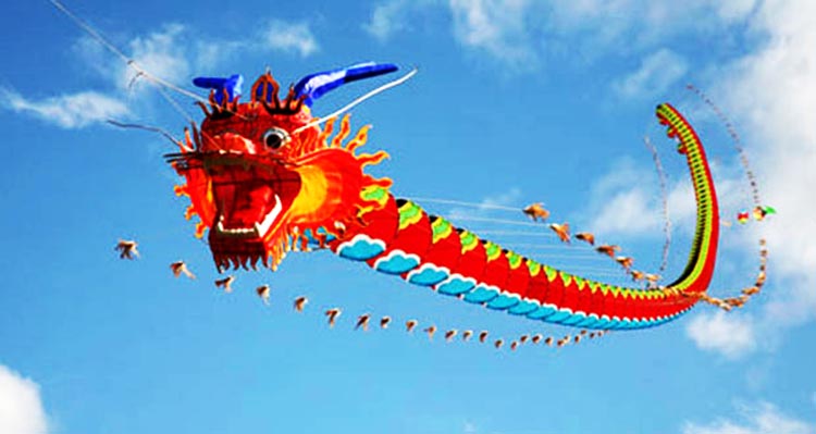 tradition flying Asian kite