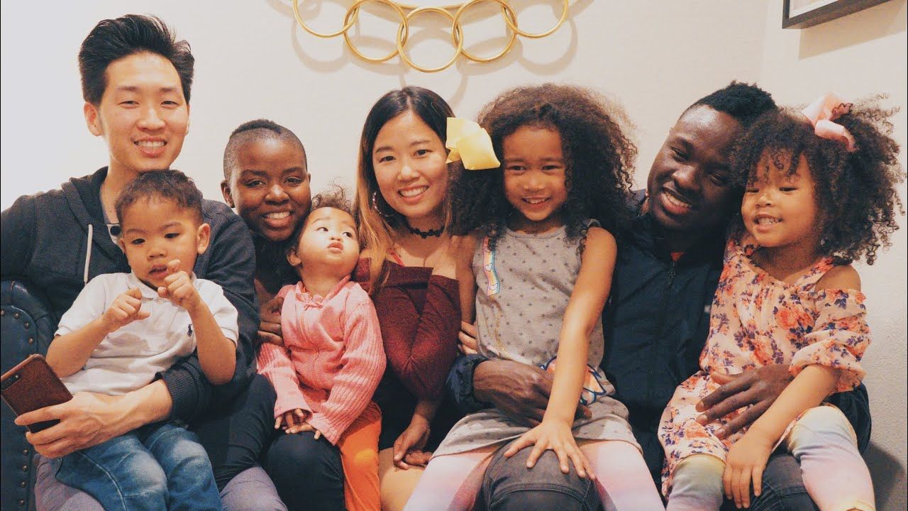 Asian men black women families