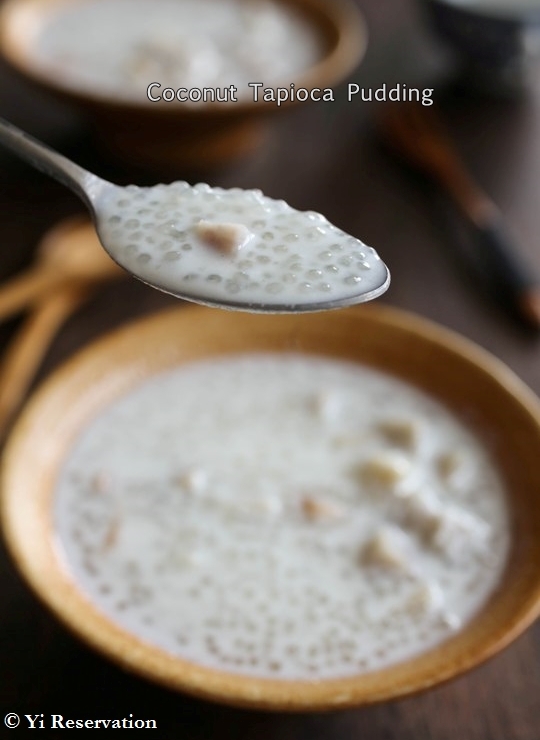recipes pudding Asian tapioca