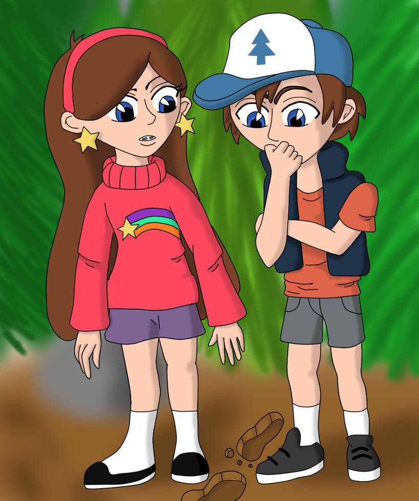 anime Dipper and mabel