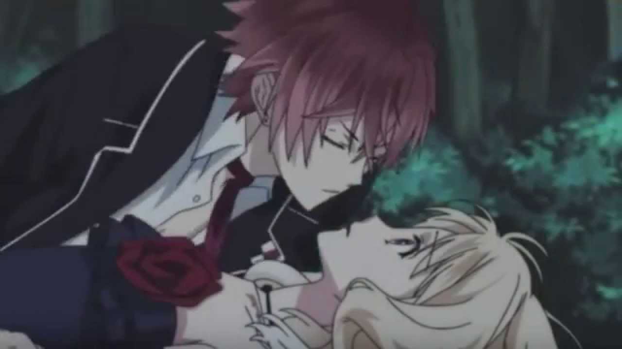 Anime love scenes kiss