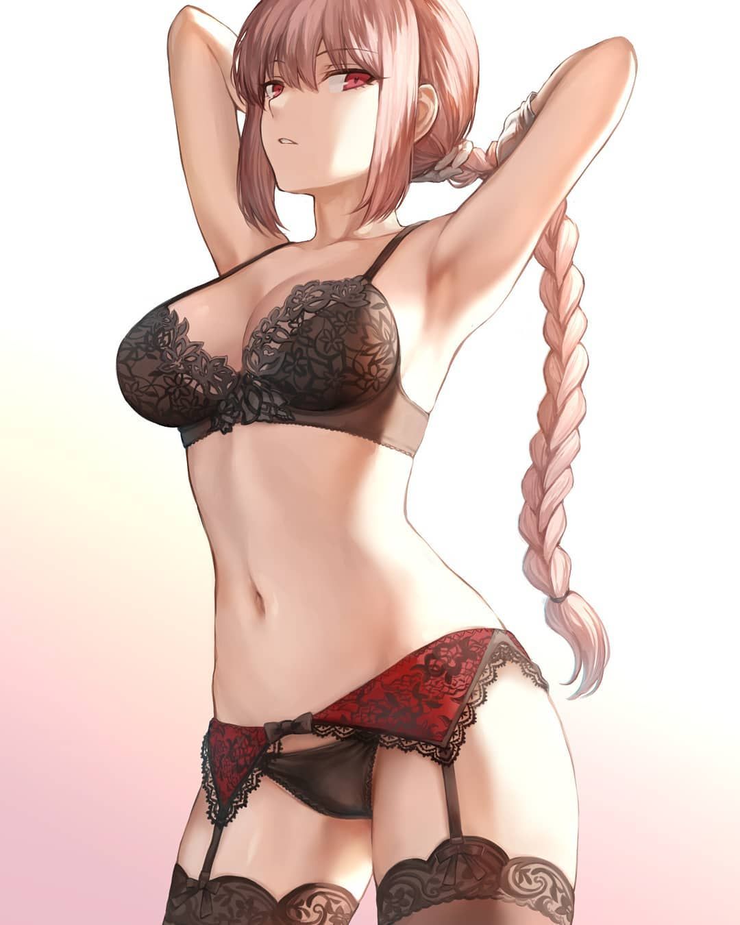 girl lingerie Anime