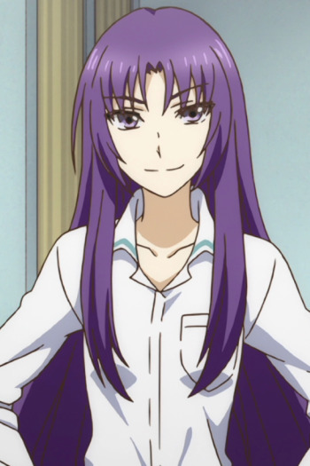 female purple hair Anime