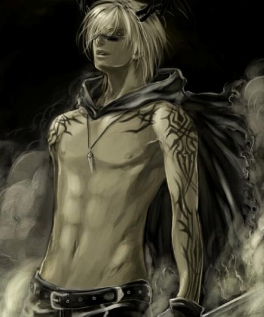 characters with tattoos Male anime
