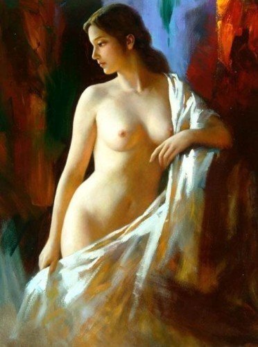 chinese paintings Nude oil china