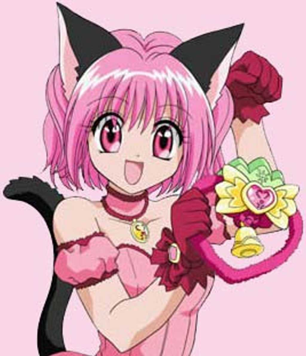 Pink hair anime character