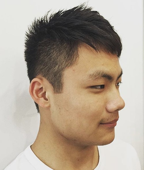 Asian mens hair style