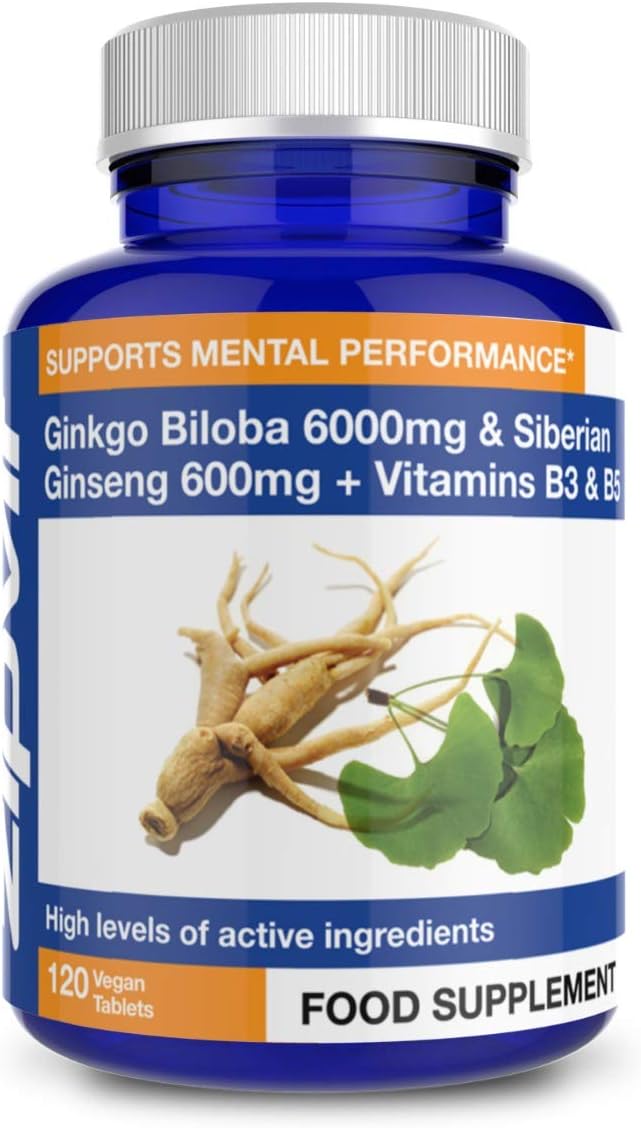 ginseng biloba Asian and ginkgo