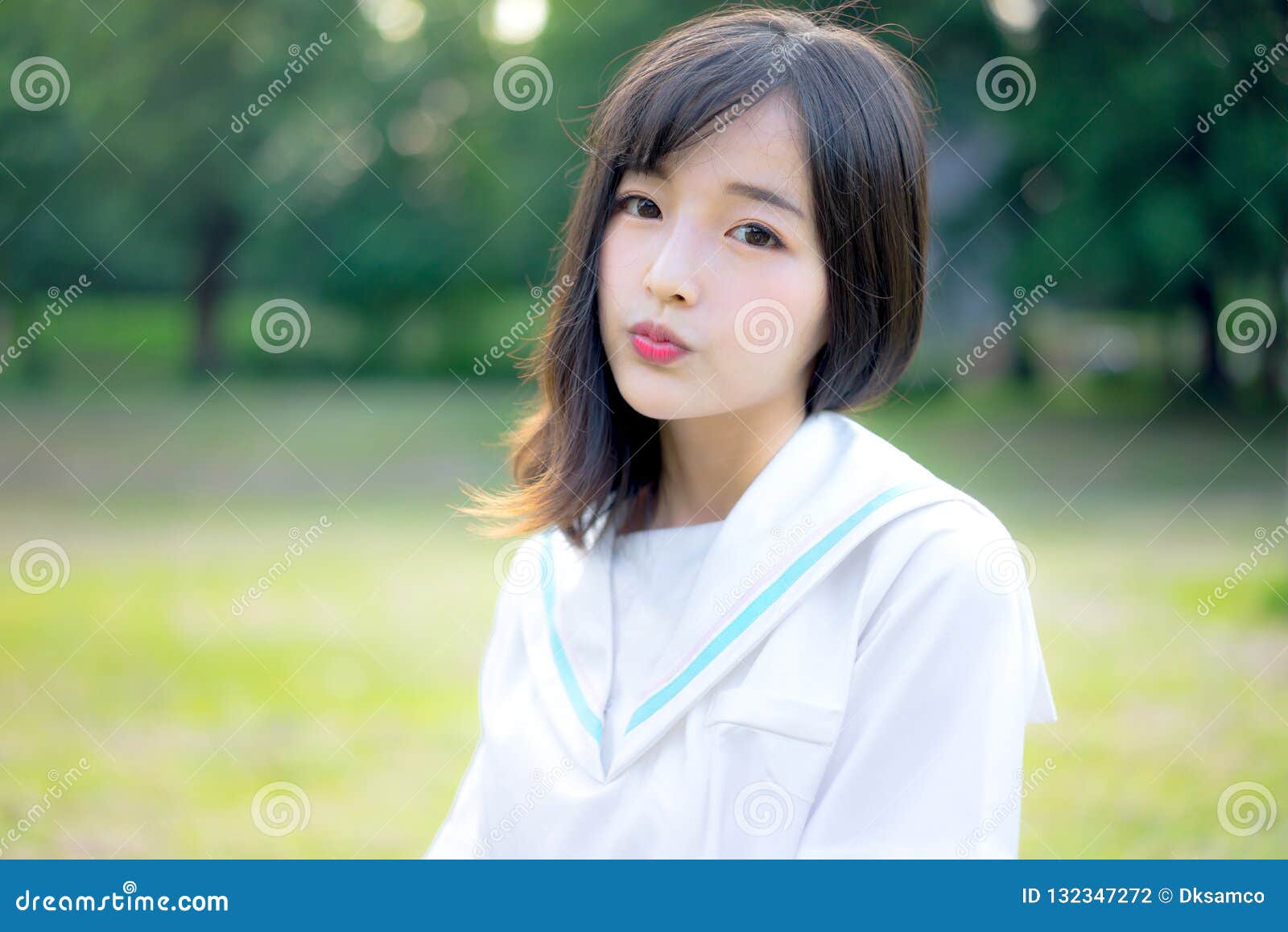 asian outdoor Closeup uniform