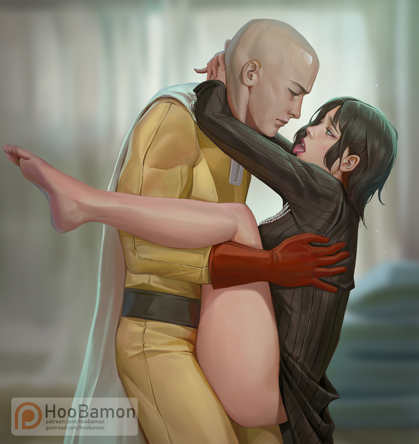 Saitama x genos hentai