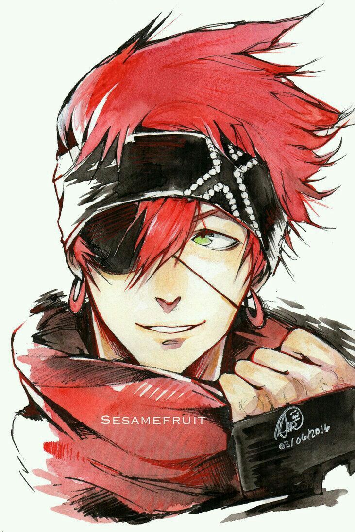 guy red hair Anime