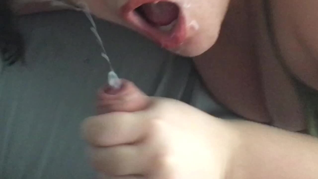 uncut cumshot Asian POV