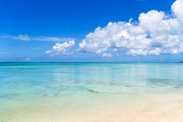 beach scene Asian photo