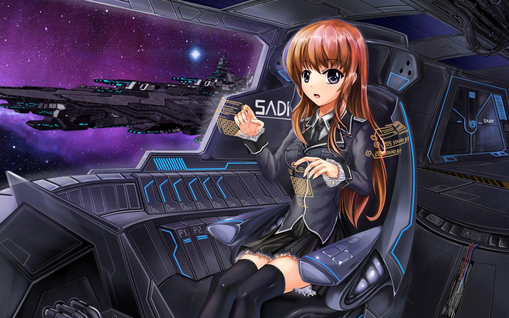 in spaceship girl Anime