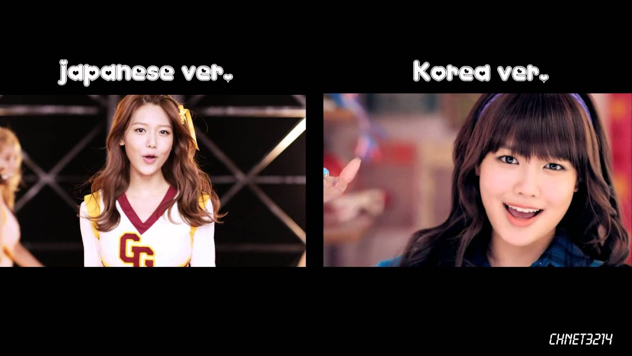 vs korean girls Japanese