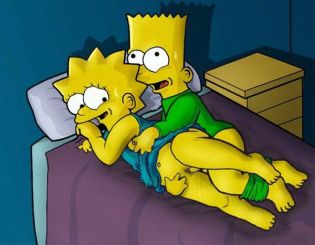 bart Lisa hentai sucking