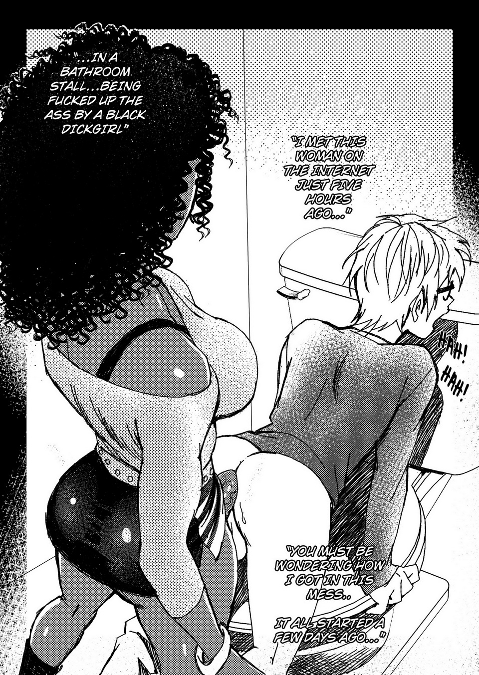 hentai Black she-male