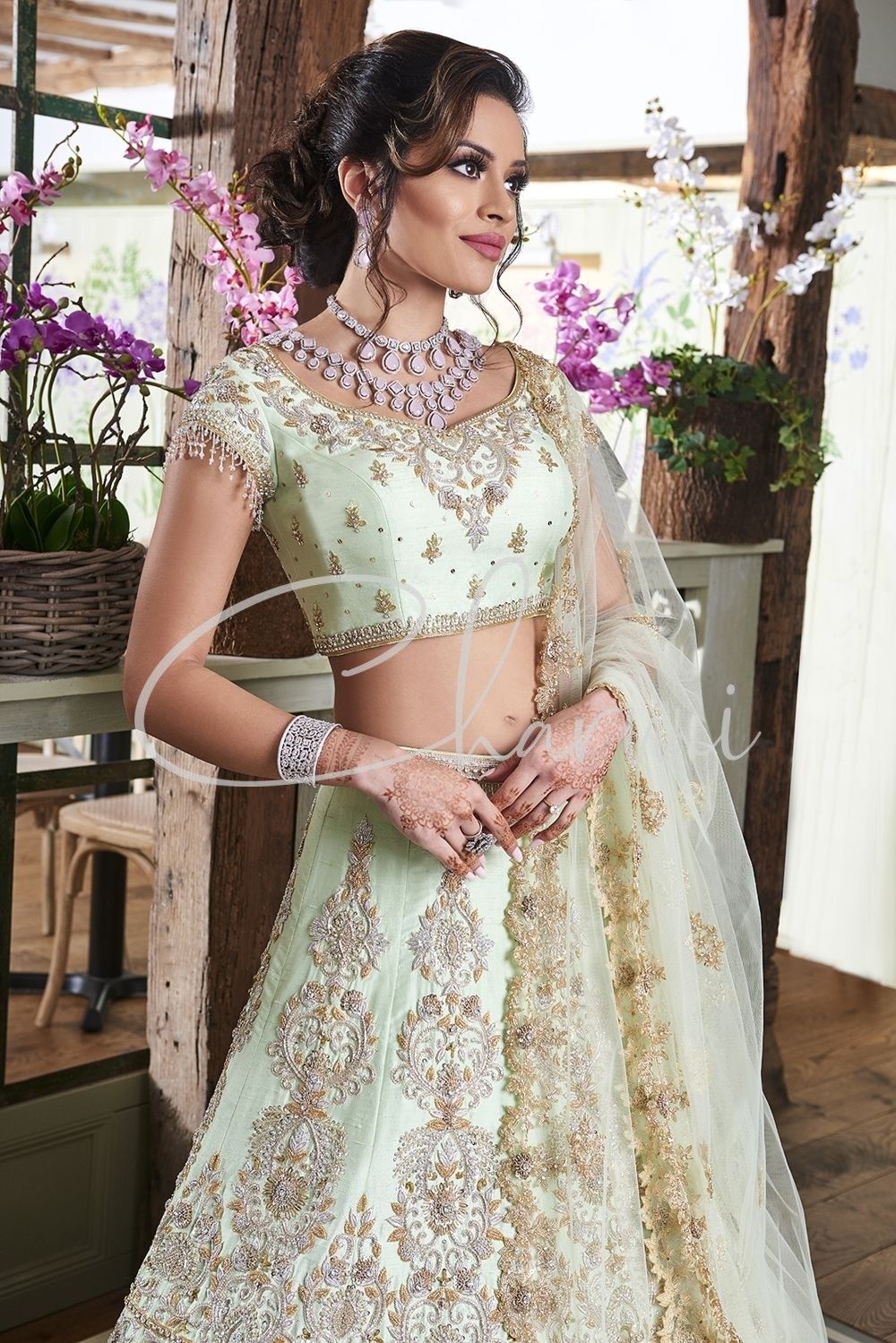 bridal uk Asian lehenga