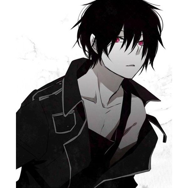 boys anime Black haired