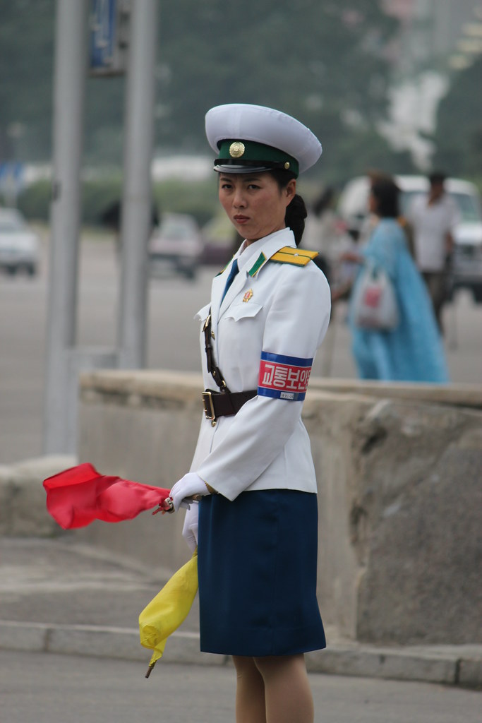 korean girl North traffic