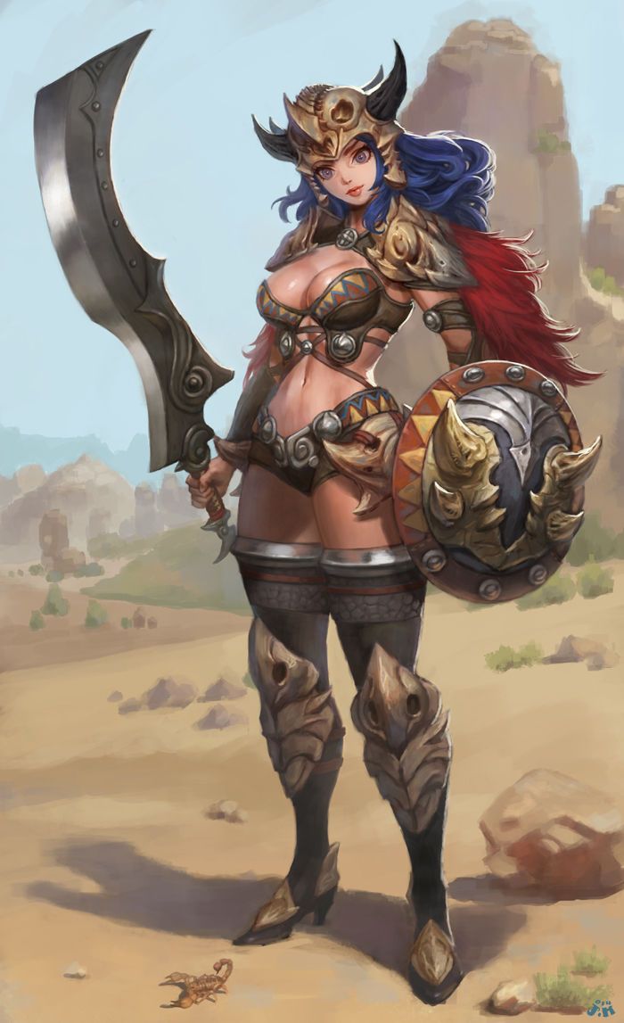 barbarian Anime female