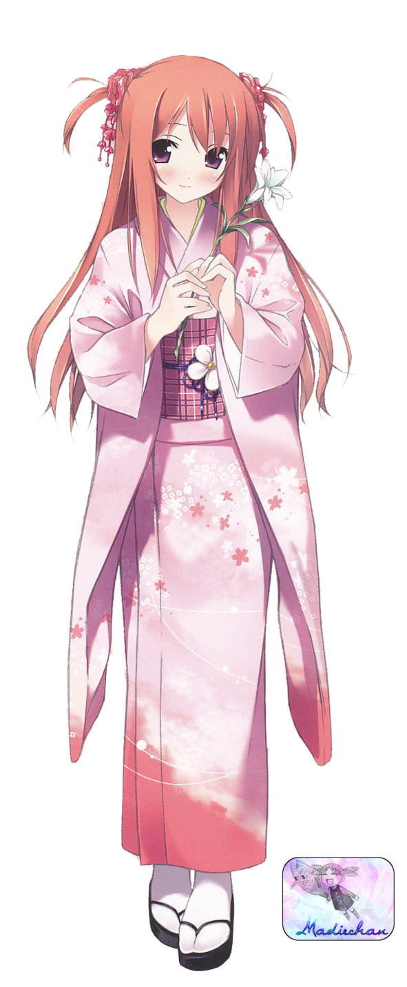 girl kimono Anime in