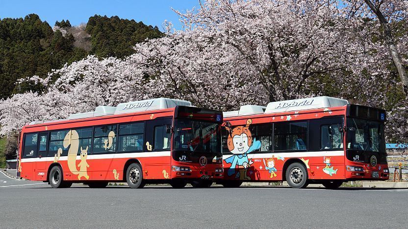 the bus in Japan