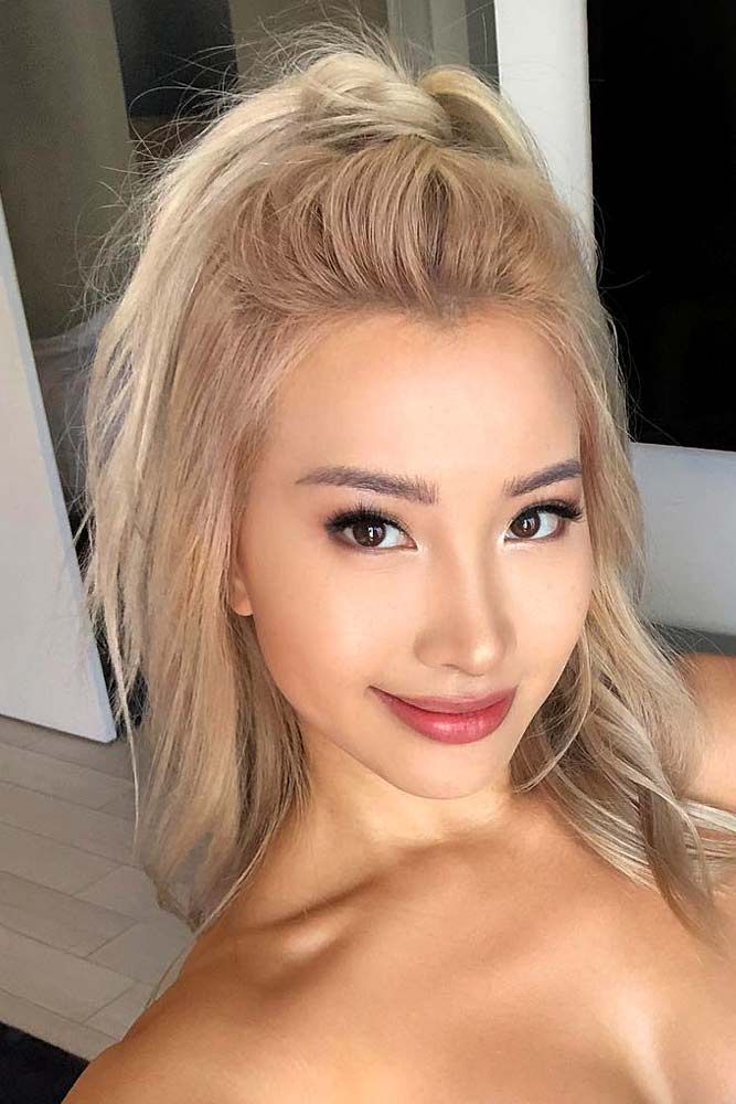 Asian girls with blonde hair gallery