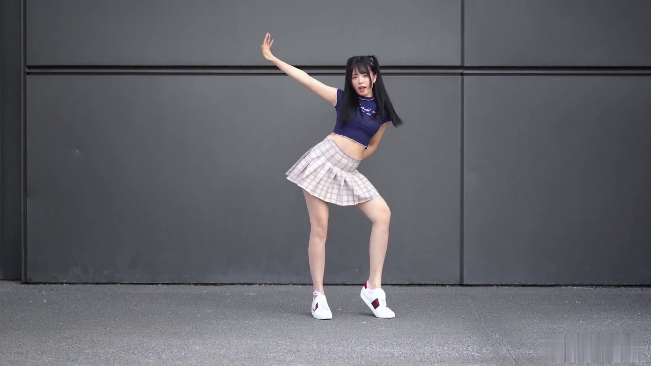 dancing Cute asian girl