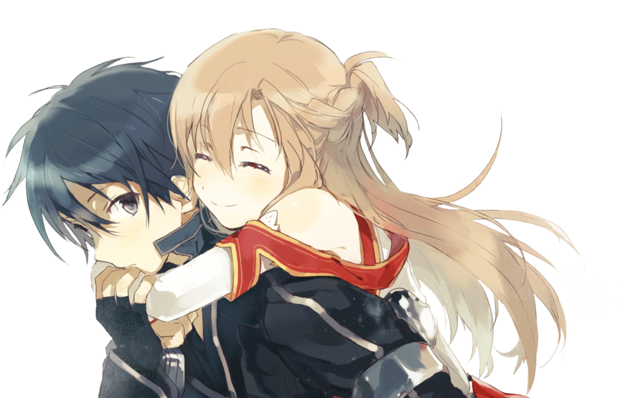 kirito and Anime asuna